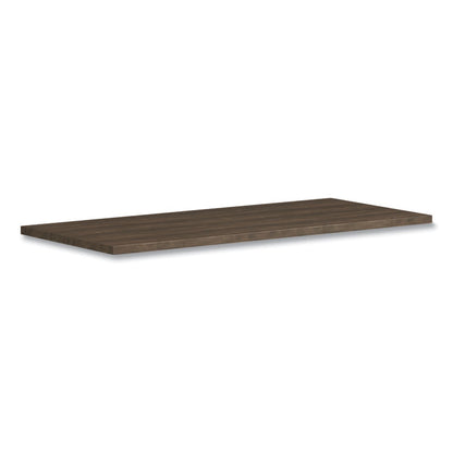 Coze Writing Desk Worksurface, Rectangular, 54" x 24", Florence Walnut