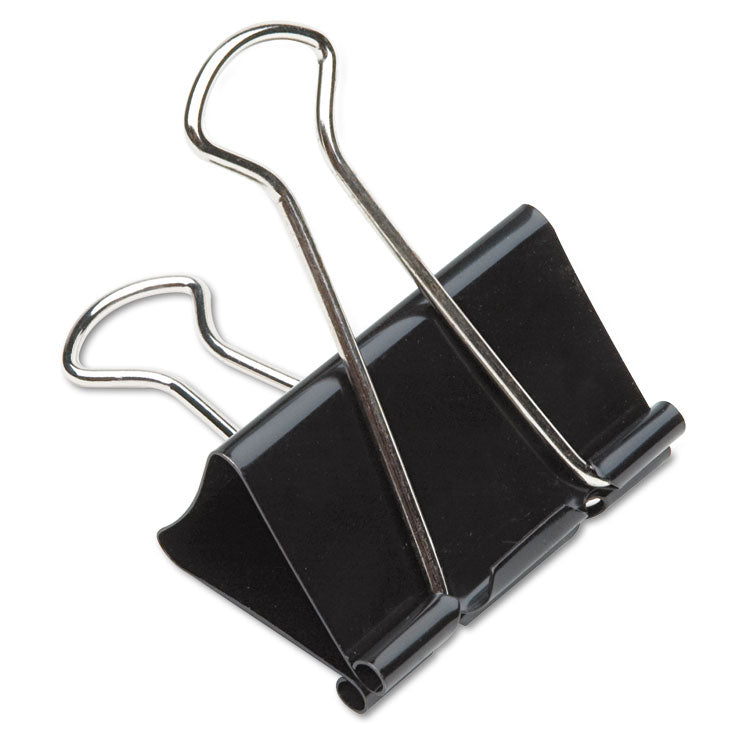 NSN2855995, SKILCRAFT Binder Clip, Large, Black/Silver, Dozen