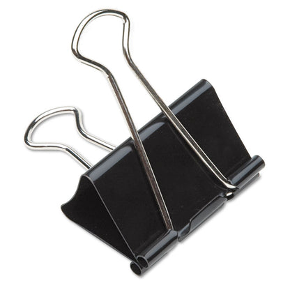 NSN2855995, SKILCRAFT Binder Clip, Large, Black/Silver, Dozen