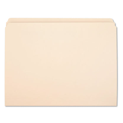 7530002910098, SKILCRAFT Manila File Folder, Straight Tabs, Letter Size, 0.75" Expansion, Manila, 100/Box