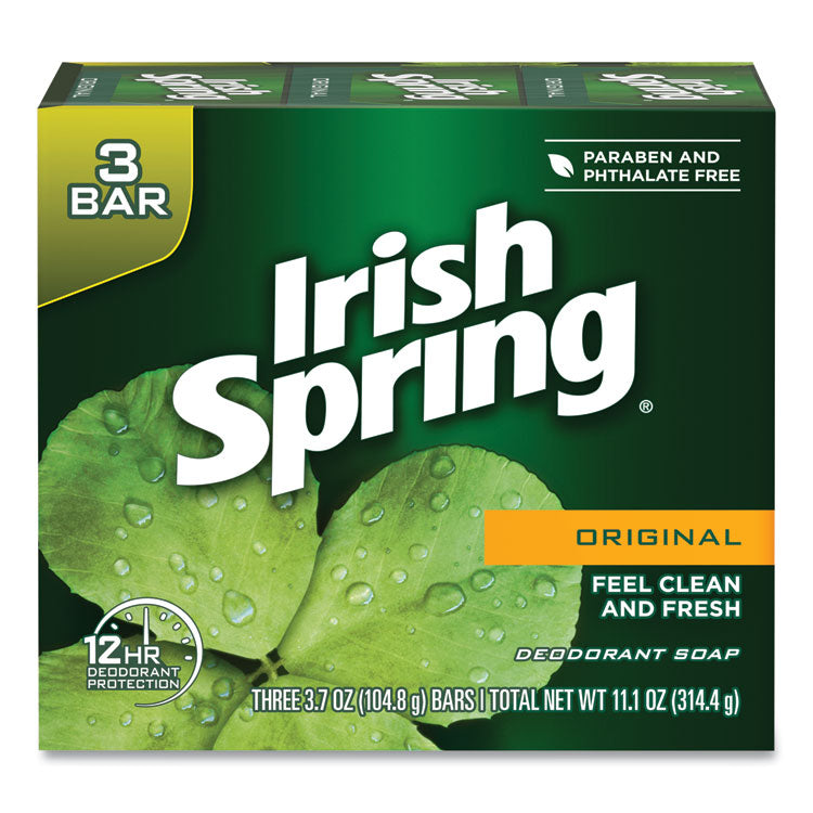Bar Soap, Clean Fresh Scent, 3.75 oz, 3 Bars/Pack, 18 Packs/Carton