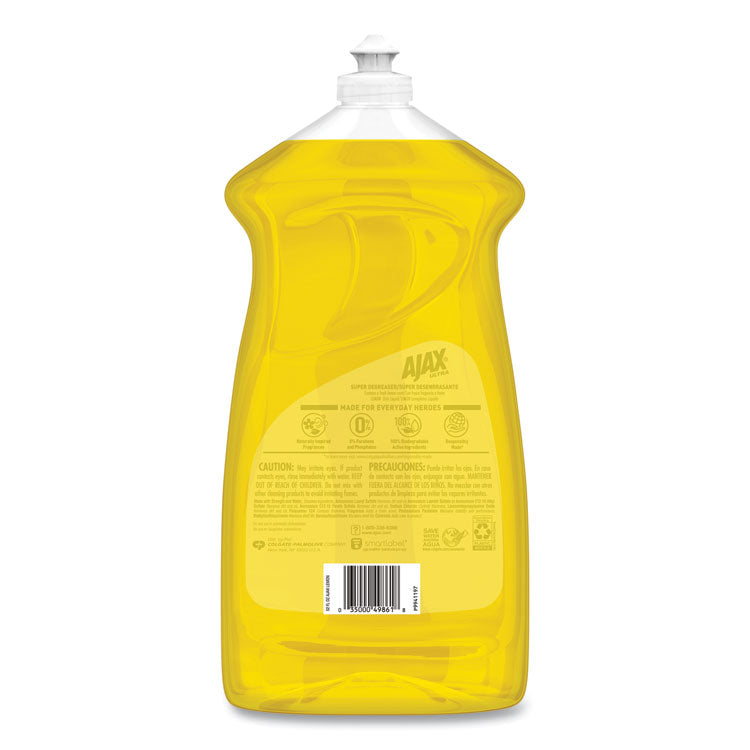 Dish Detergent, Lemon Scent, 52 oz Bottle, 6/Carton