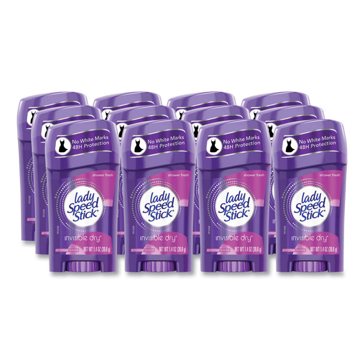 Invisible Dry Antiperspirant, Fresh Scent, 1.4 oz, 12/Carton