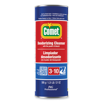 Deodorizing Cleanser with Bleach, Powder, 21 oz Canister