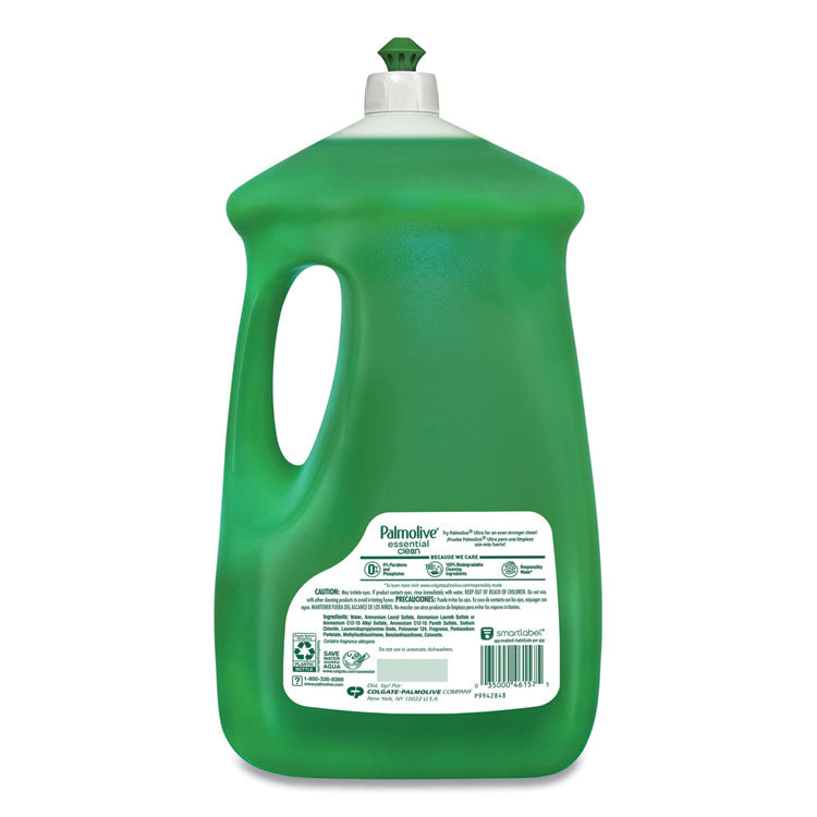 Dish Soap Liquid, Original Scent, Green, 90 oz Bottle, 4/Carton