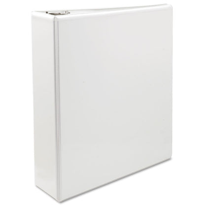 7510013848673, SKILCRAFT Slant D-Ring View Binder, 3 Rings, 2.5" Capacity, 11 x 8.5, White