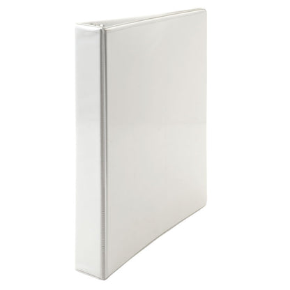 7510013848786, SKILCRAFT Slant D-Ring View Binder, 3 Rings, 1" Capacity, 11 x 8.5, White