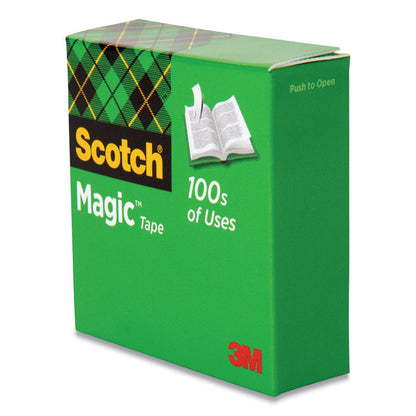 Magic Tape Refill, 1" Core, 0.5" x 36 yds, Clear