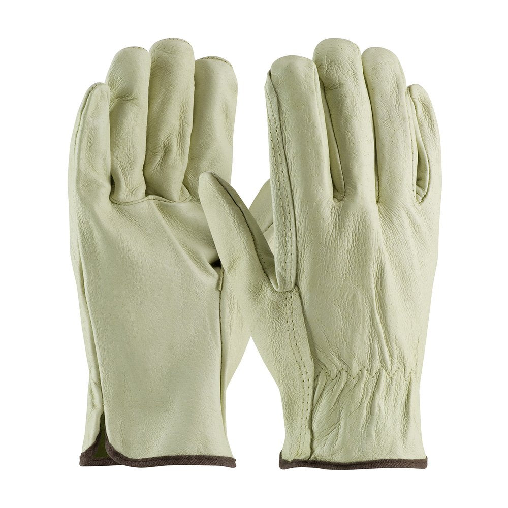 PIP Indust. Pigskin Leatherdrivers Glove Str. TH L, 12 Pairs/Pack