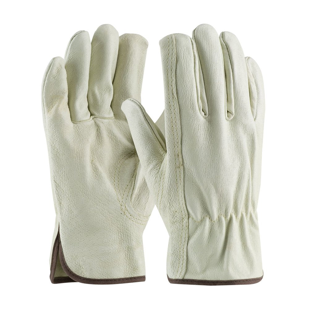 PIP Sup. Pigskin Leather Drivers Glove KS TH M, 12 Pairs/Pack