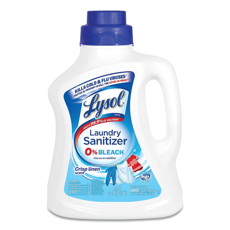 Laundry Sanitizer, Liquid, Crisp Linen Scent, 90 oz