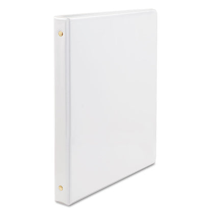 7510015104859, SKILCRAFT Round Ring View Binder, 3 Rings, 0.5" Capacity, 11 x 8.5, White
