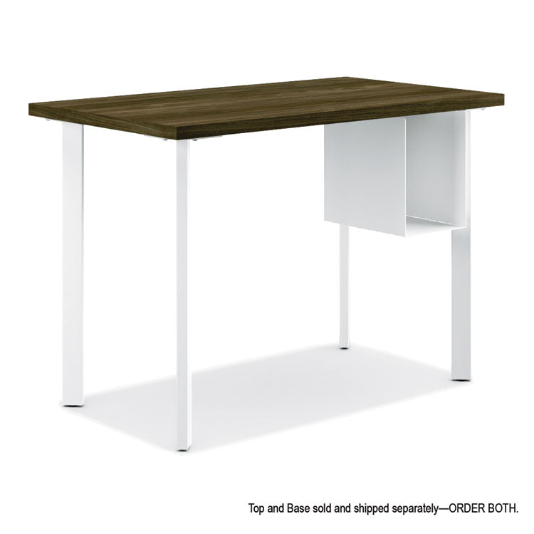 Coze Writing Desk Worksurface, Rectangular, 48" x 24", Florence Walnut