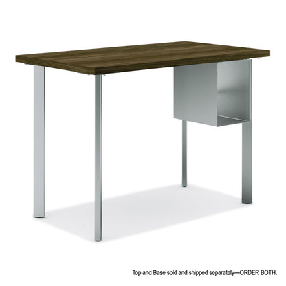 Coze Writing Desk Worksurface, Rectangular, 48" x 24", Florence Walnut