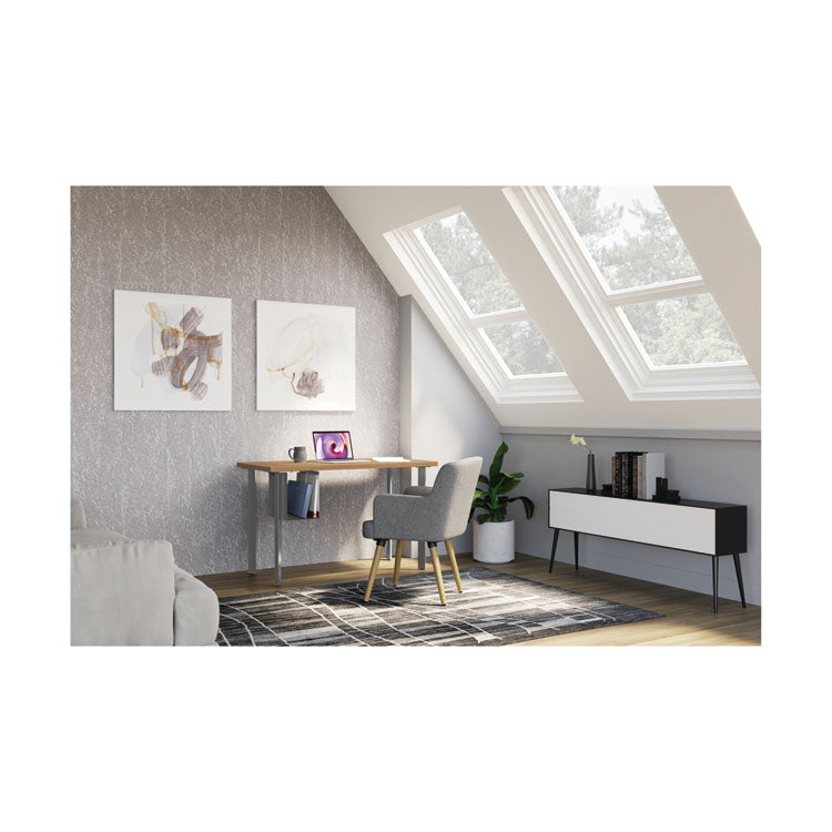 Coze Writing Desk Worksurface, Rectangular, 48" x 24", Natural Recon