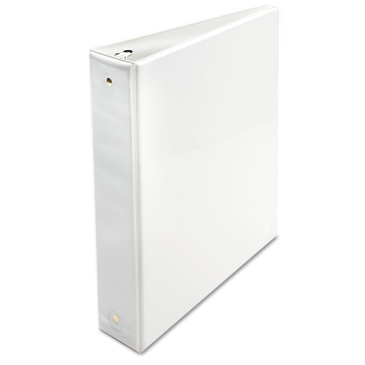 7510015194381, SKILCRAFT Round Ring View Binder, 3 Rings, 1.5" Capacity, 11 x 8.5, White