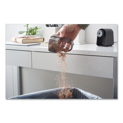 Model 19501 Mighty Mite Home Office Electric Pencil Sharpener, AC-Powered, 3.5 x 5.5 x 4.5, Black/Gray/Smoke