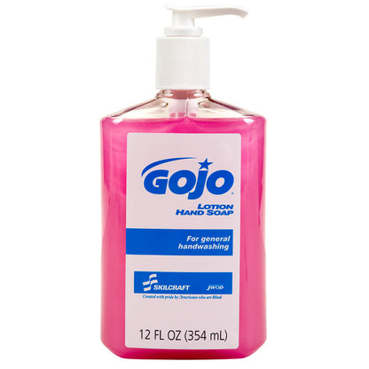 8520015220839, SKILCRAFT GOJO Lotion Soap, Waterfall Scent, 12 oz, 12/Box