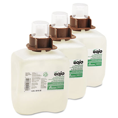 8520015562577, SKILCRAFT GOJO Green Seal Foam Handwash Refill, Biodegradable, Unscented, 1,200 mL, 3/Box