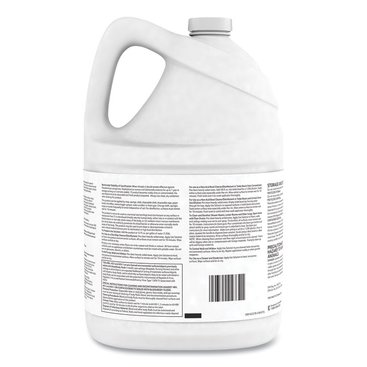 Virex II 256 One-Step Disinfectant Cleaner Deodorant, Mint Scent, 1 gal, 4 Bottles/CT