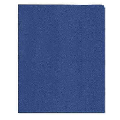 7510005842489, SKILCRAFT Double Pocket Portfolio, Accommodates (75) 11 x 8.5 Sheets, Dark Blue, 25/Box