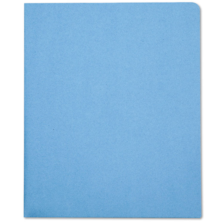7510005842490, SKILCRAFT Double Pocket Portfolio, Accommodates (75) 11 x 8.5 Sheets, Light Blue, 25/Box