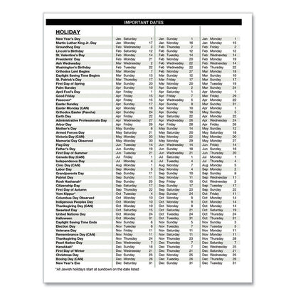 Executive Series Four-Person Group Practice Daily Appointment Book, 11 x 8.5, Black Hard Cover, 12-Month (Jan to Dec): 2026