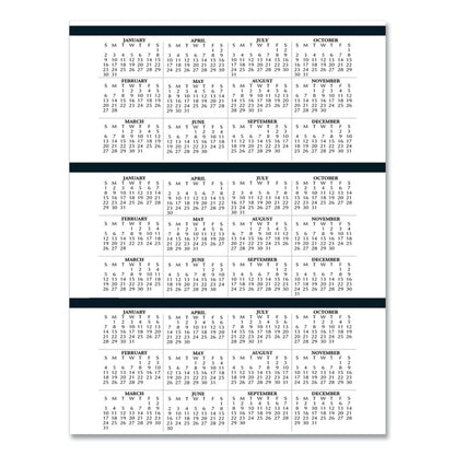 Executive Series Four-Person Group Practice Daily Appointment Book, 11 x 8.5, Black Hard Cover, 12-Month (Jan to Dec): 2026