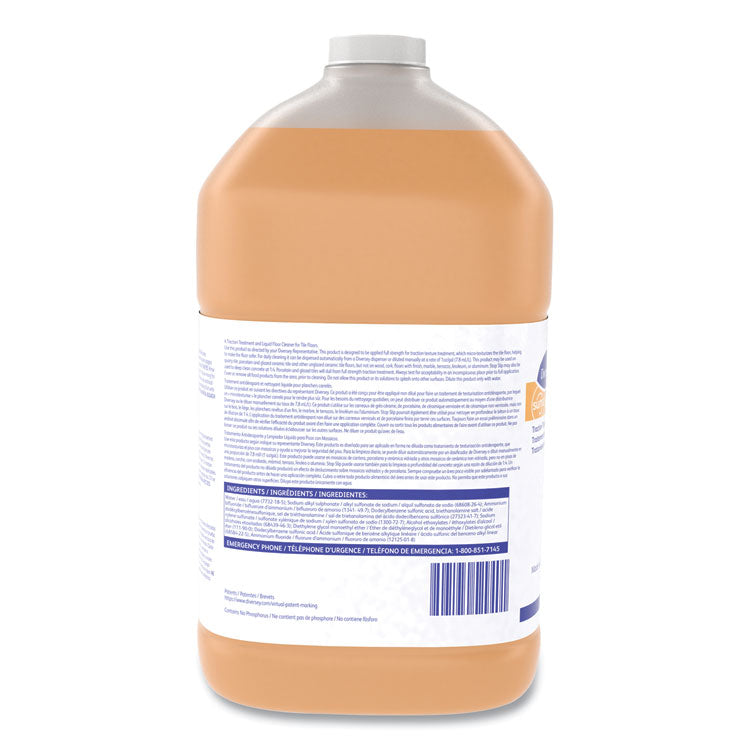 Suma Stop Slip Traction Treatment, Unscented, 1 gal Bottle, 4/Carton
