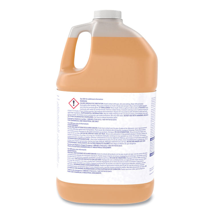 Suma Stop Slip Traction Treatment, Unscented, 1 gal Bottle, 4/Carton