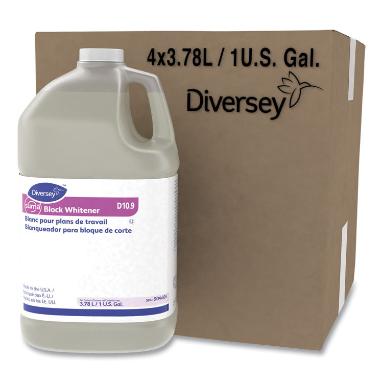 Suma Block Whitener, 1 gal Bottle, 4/Carton