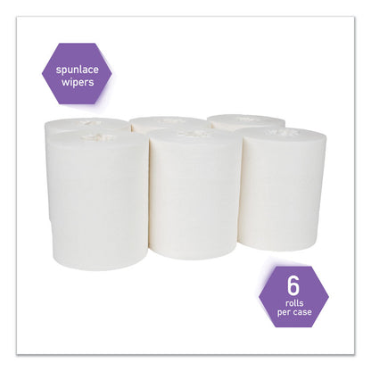 Power Clean Wipers for Disinfectants, Sanitizers and Solvents WetTask Customizable Wet Wiping System 250/Roll, 6 Roll/Carton