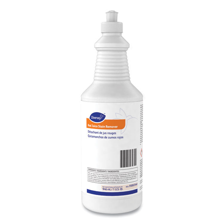 Red Juice Stain Remover, Unscented, 32 oz Bottle, 6 Bottles/Carton