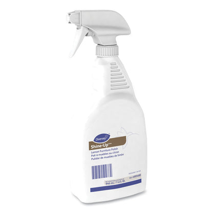 Shine-Up Furniture Cleaner, Lemon Scent, 32 oz, Trigger Spray Bottle, 12/Carton