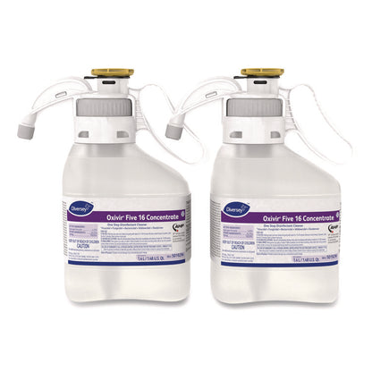 Oxivir Five 16 Concentrate One Step Disinfectant Cleaner, 1.4 L SmartDose, 2/Carton