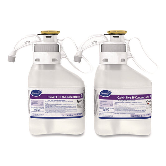 Oxivir Five 16 Concentrate One Step Disinfectant Cleaner, 1.4 L SmartDose (Each)