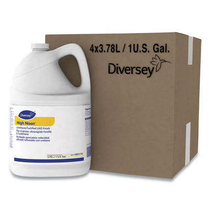 High Noon Urethane-Fortified UHS Floor Finish, Liquid, 1 gal Bottle, 4/Carton