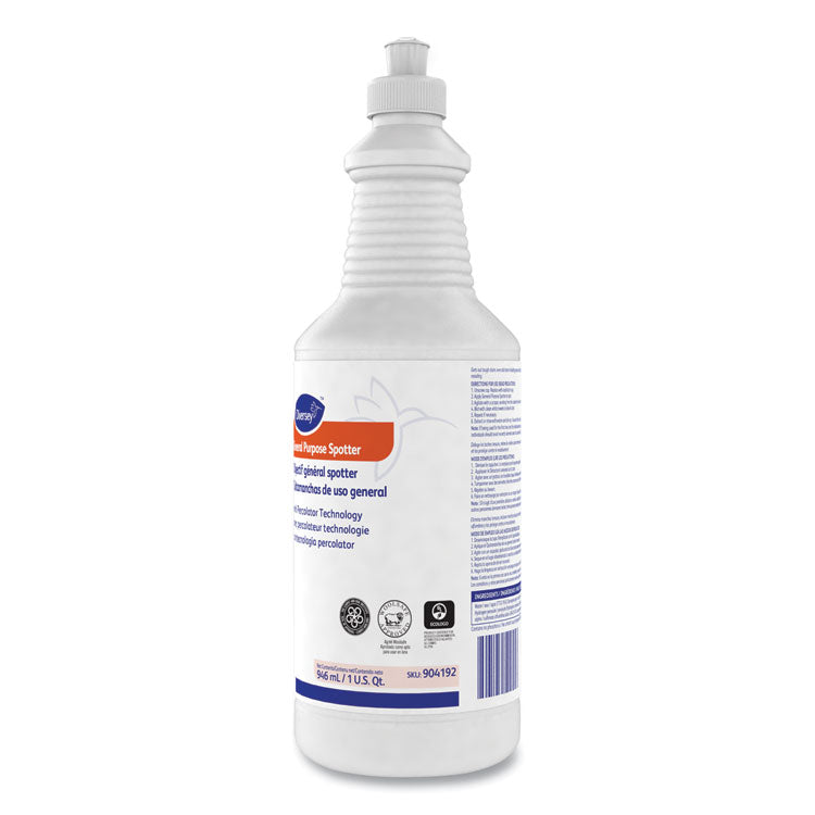 General Purpose Spotter, Floral Scent, Liquid, 1 qt Squeeze Bottle, 6/Carton