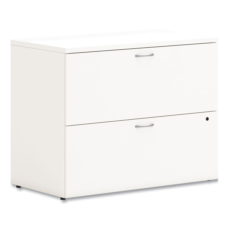 Mod Lateral File, 2 Legal/Letter-Size File Drawers, Simply White, 36" x 20" x 29"