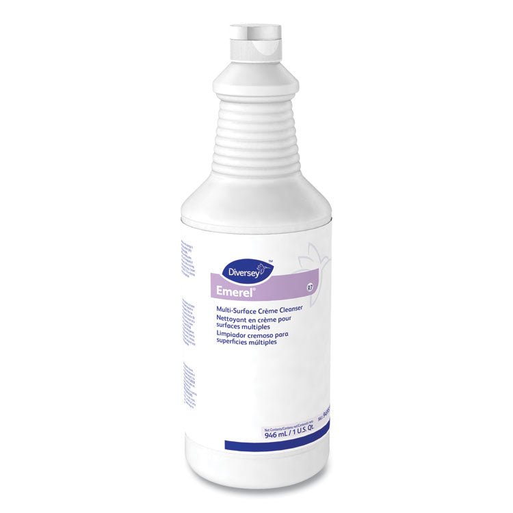 Emerel Multi-Surface Creme Cleanser, Fresh Scent, 32 oz Bottle, 12/Carton