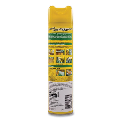 Endust Multi-Surface Dusting and Cleaning Spray, Lemon Zest Scent, 12.5 oz Aerosol Spray