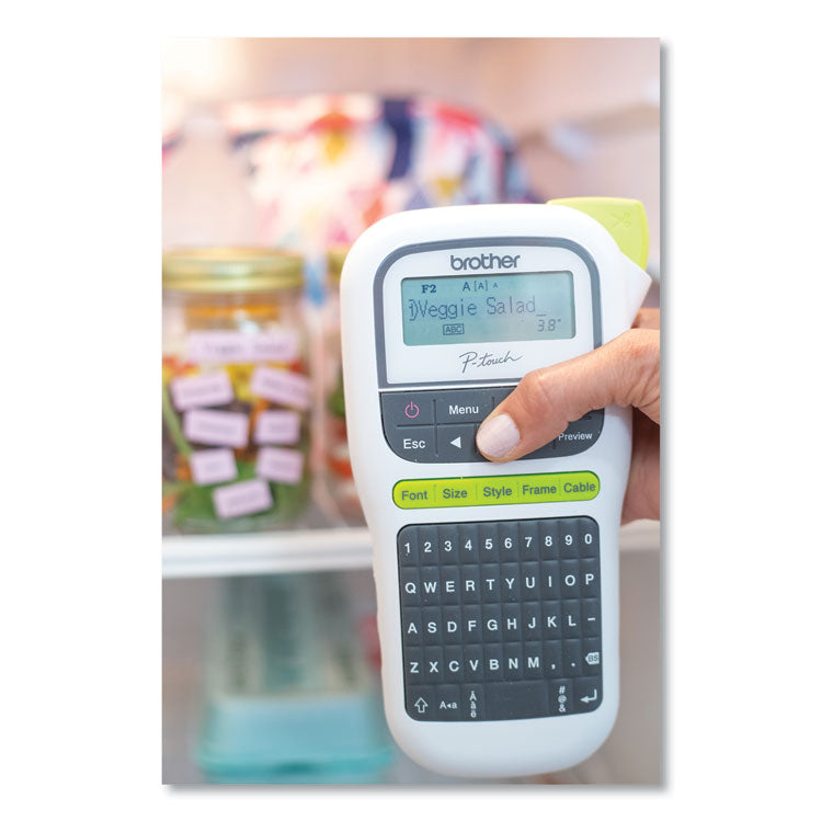 PT-H110 Easy Portable Label Maker, 2 Lines, 4.5 x 6.13 x 2.5