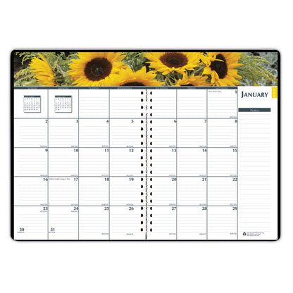 Express Track Recycled Weekly Appointment Book/Monthly Planner, 8 x 5, Black Cover, 13-Month: Jan 2026 to Jan 2027