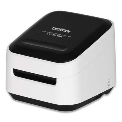 VC-500W Versatile Compact Color Label and Photo Printer with Wireless Networking, 7.5 mm/s Print Speed, 4.4 x 4.6 x 3.8