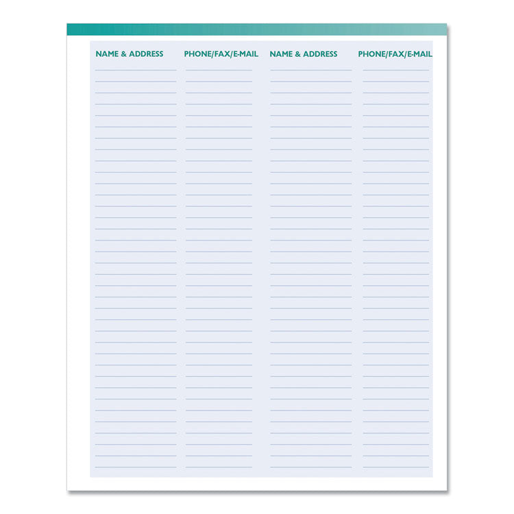 Express Track Recycled Weekly Appointment Book/Monthly Planner, 8 x 5, Black Cover, 13-Month: Jan 2026 to Jan 2027