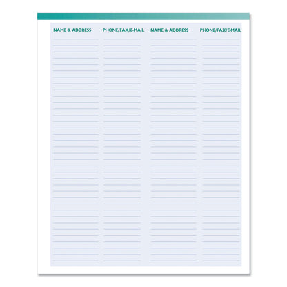 Express Track Recycled Weekly Appointment Book/Monthly Planner, 8 x 5, Black Cover, 13-Month: Jan 2026 to Jan 2027