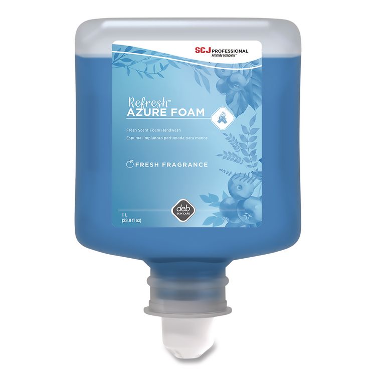 Refresh Foaming Hand Soap Manual Cartridge Refill, Fresh Apple Scent, 1 L, 6/Carton