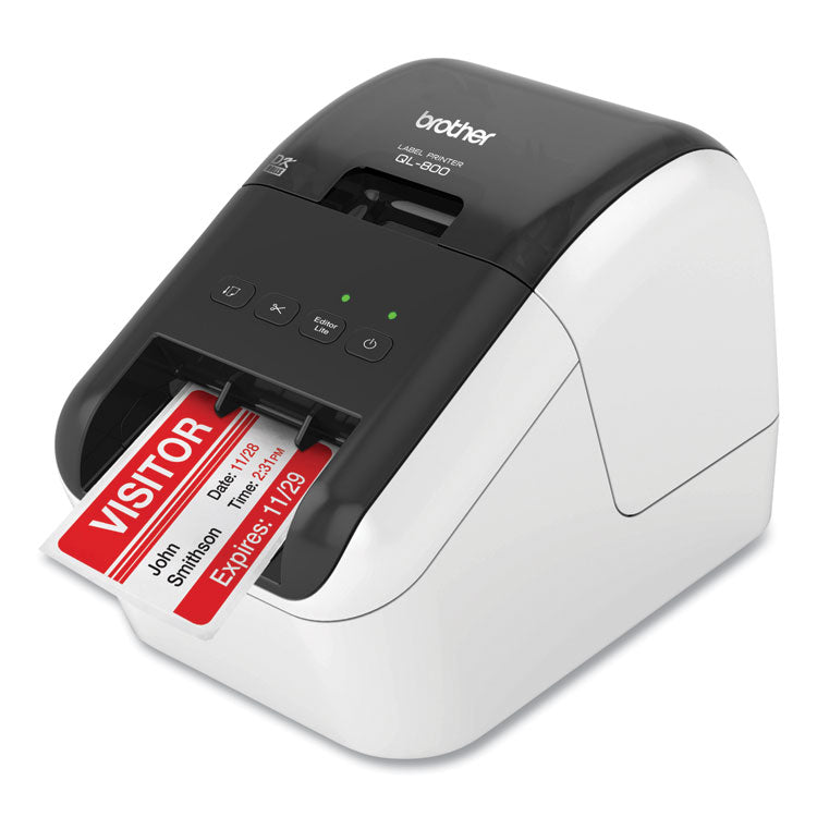 QL-800 High-Speed Professional Label Printer, 93 Labels/min Print Speed, 5 x 8.75 x 6