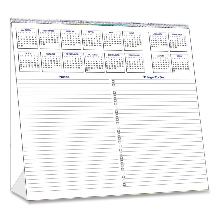 Recycled Cosmos Tent Calendar, Night Sky Artwork, 6 x 6, White/Multicolor Sheets, 12-Month (Jan to Dec): 2026
