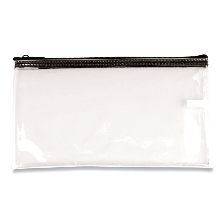 Multipurpose Zipper Bag, Polyvinyl Chloride (PVC), 11" x 6", Clear